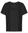 JC013 AWDis Ladies Cool Open Back T-Shirt Jet Black colour image